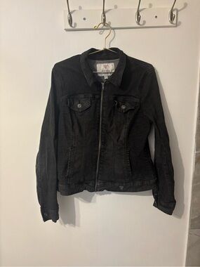 Guess Denim Moto Jacket Large